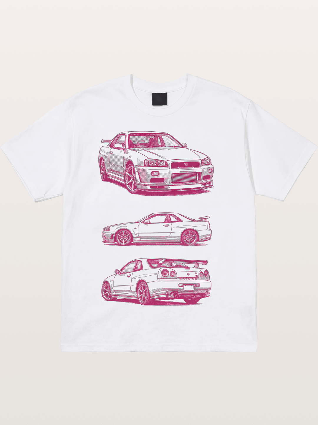Skyline Sketch Cotton T-shirt
