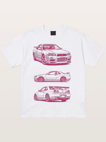 Skyline Sketch Cotton T-shirt
