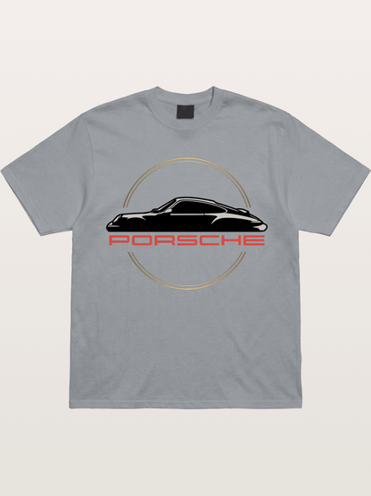 Porsche Silhouette Logo Art Gildan T-shirt
