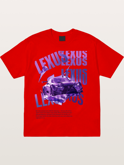 Purple RC F GT3 Shatter Art Cotton T-shirt