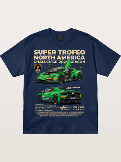 Lamborghini Huracan Super Trofeo Views Cotton T-shirt