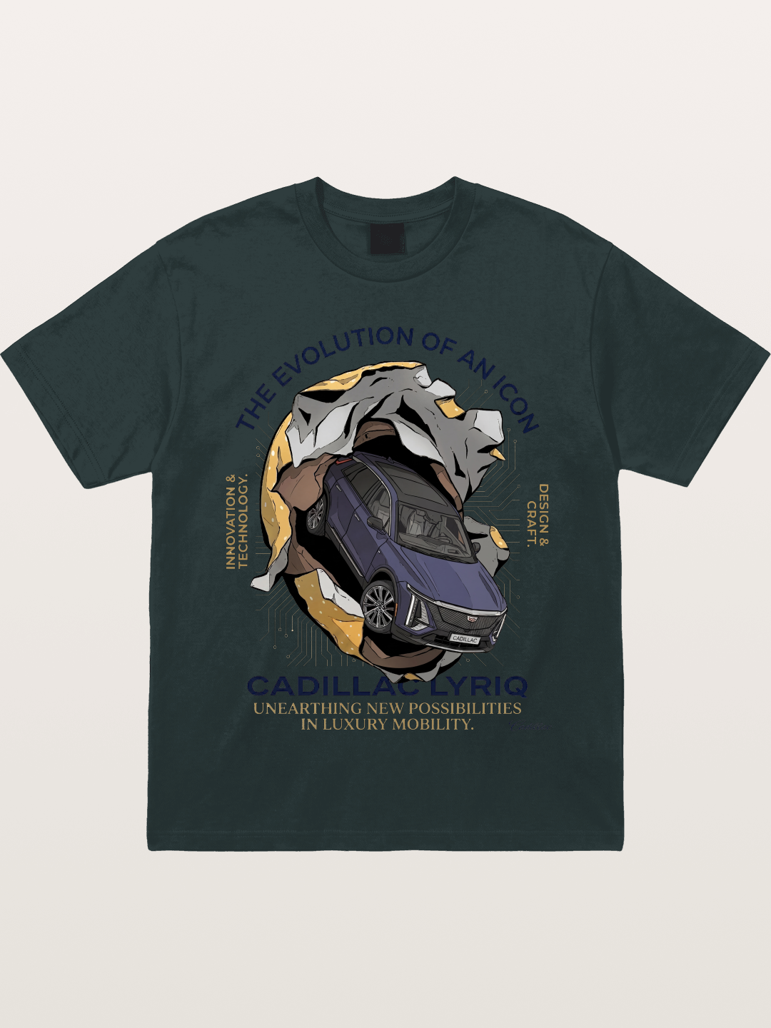 Icon Evolution Luxury EV Gildan T-shirt