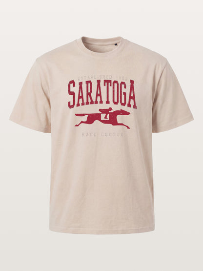 Saratoga Vintage Horse Silhouette Cotton T-shirt
