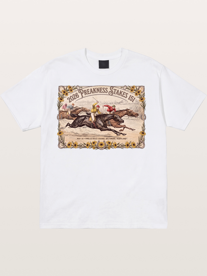 2026 Pimlico Race Course Print Cotton T-shirt