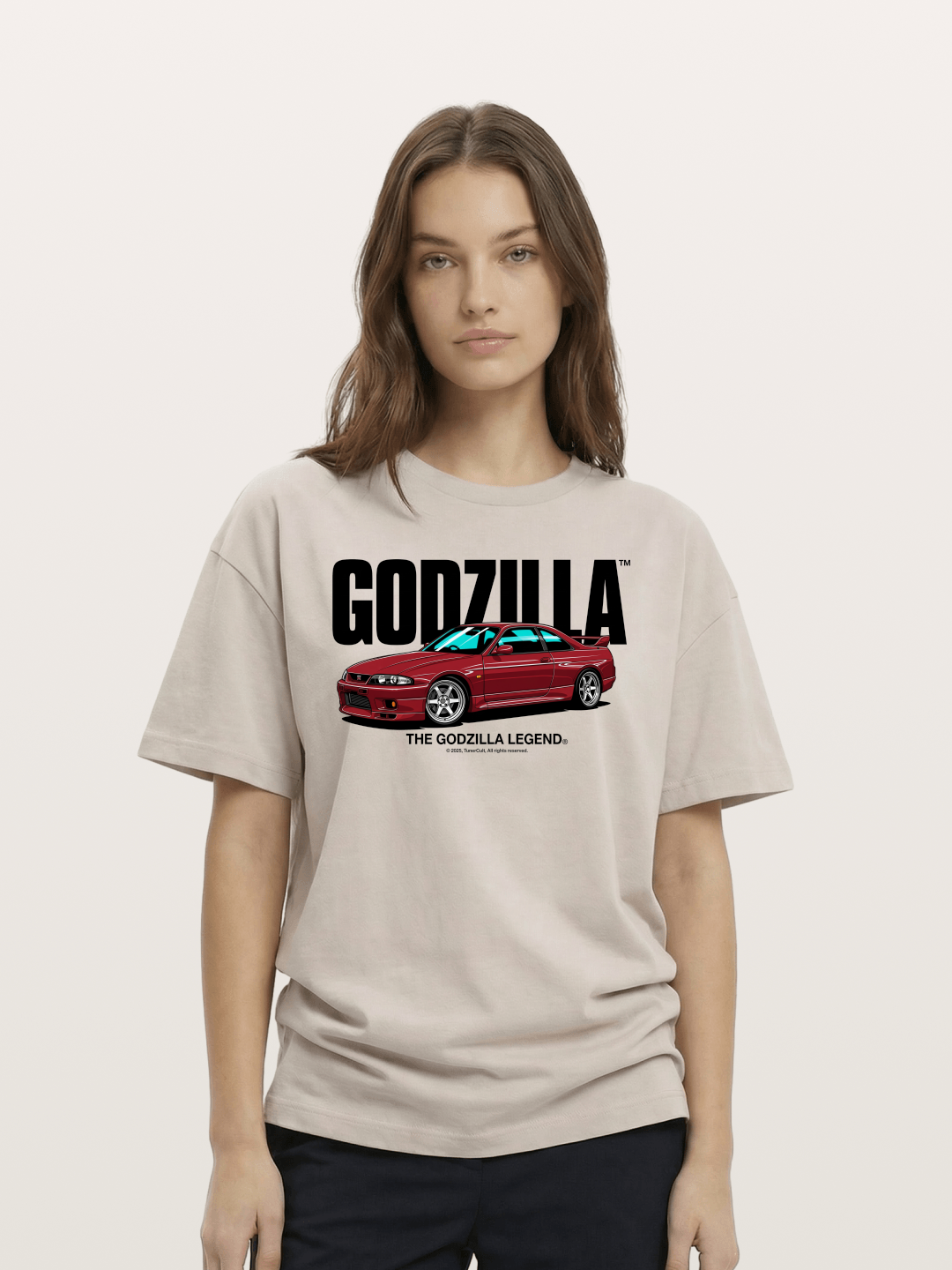 Godzilla Drift Cotton T-shirt