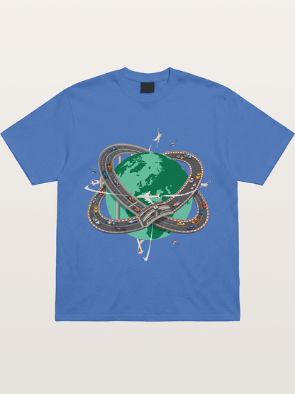 Earth Ring Road Racing Gildan T-shirt