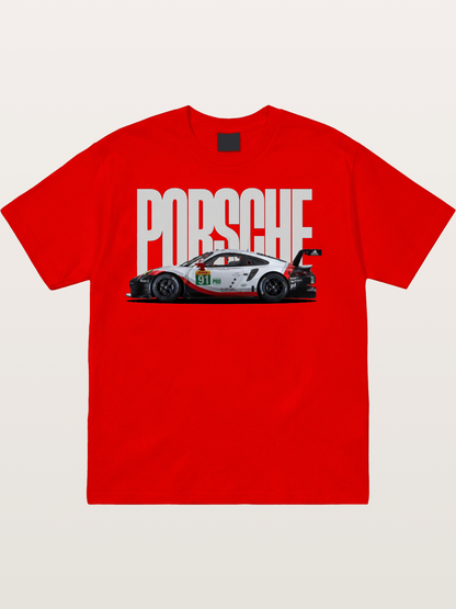 Porsche 911 Race Livery Poster Cotton T-shirt