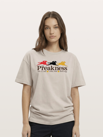 2026 Preakness Stakes Event Graphic Cotton T-shirt