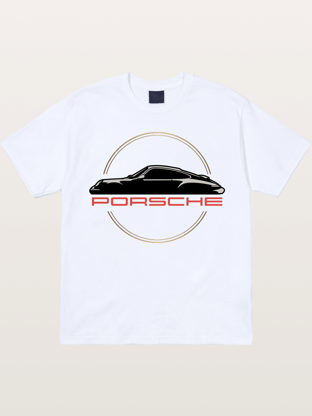 Porsche Silhouette Logo Art Gildan T-shirt