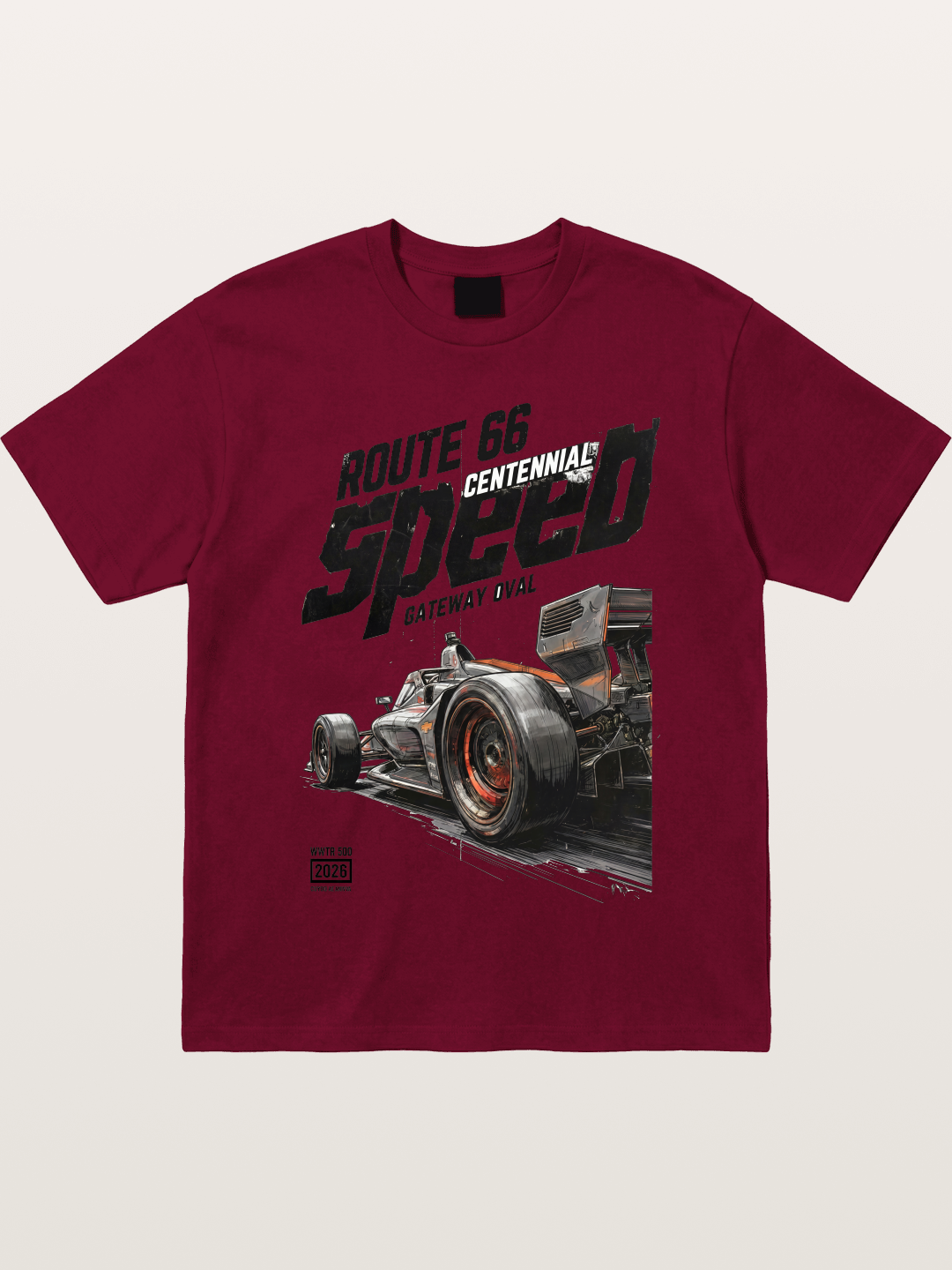 Grunge Speed IndyCar Art Gildan T-shirt