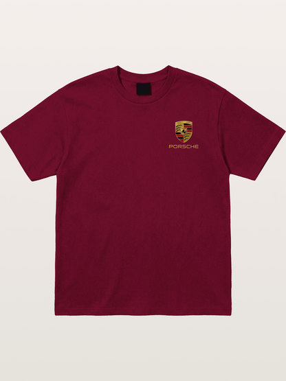 Porsche Crest Stuttgart Shield Gildan T-shirt
