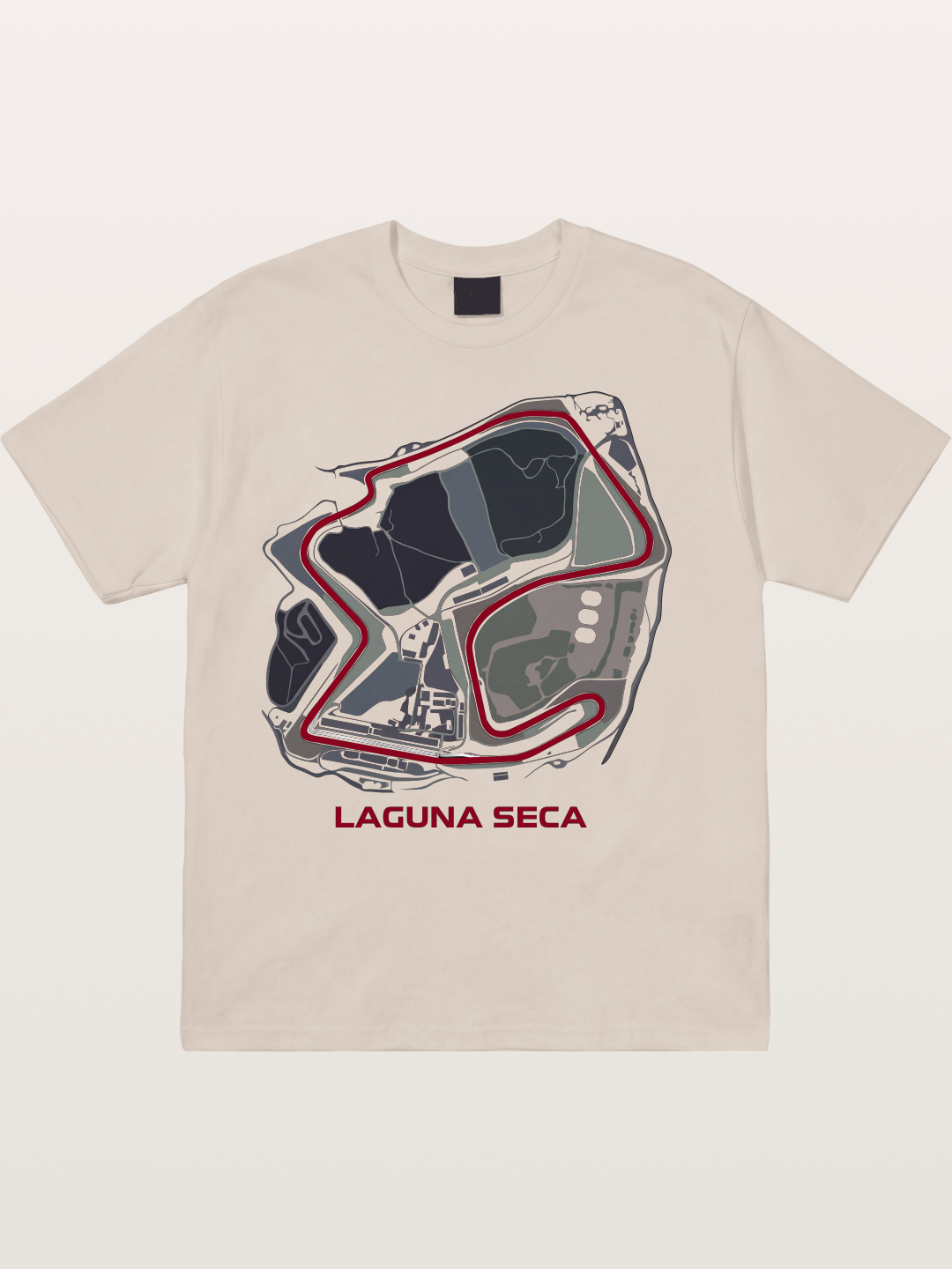 Laguna Seca Corkscrew Track Cotton T-shirt