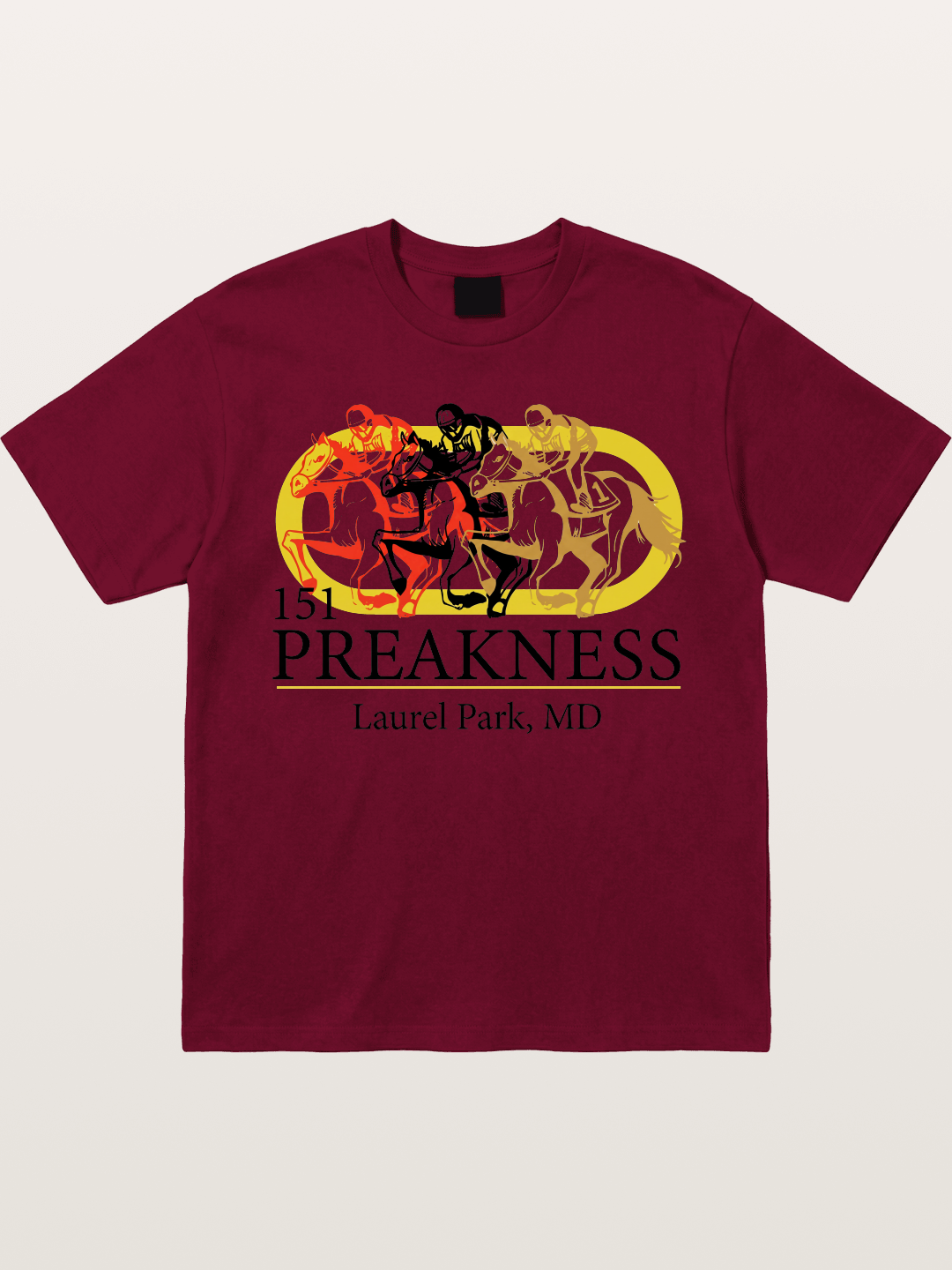 Preakness 151st Horse Racing Art Gildan T-shirt