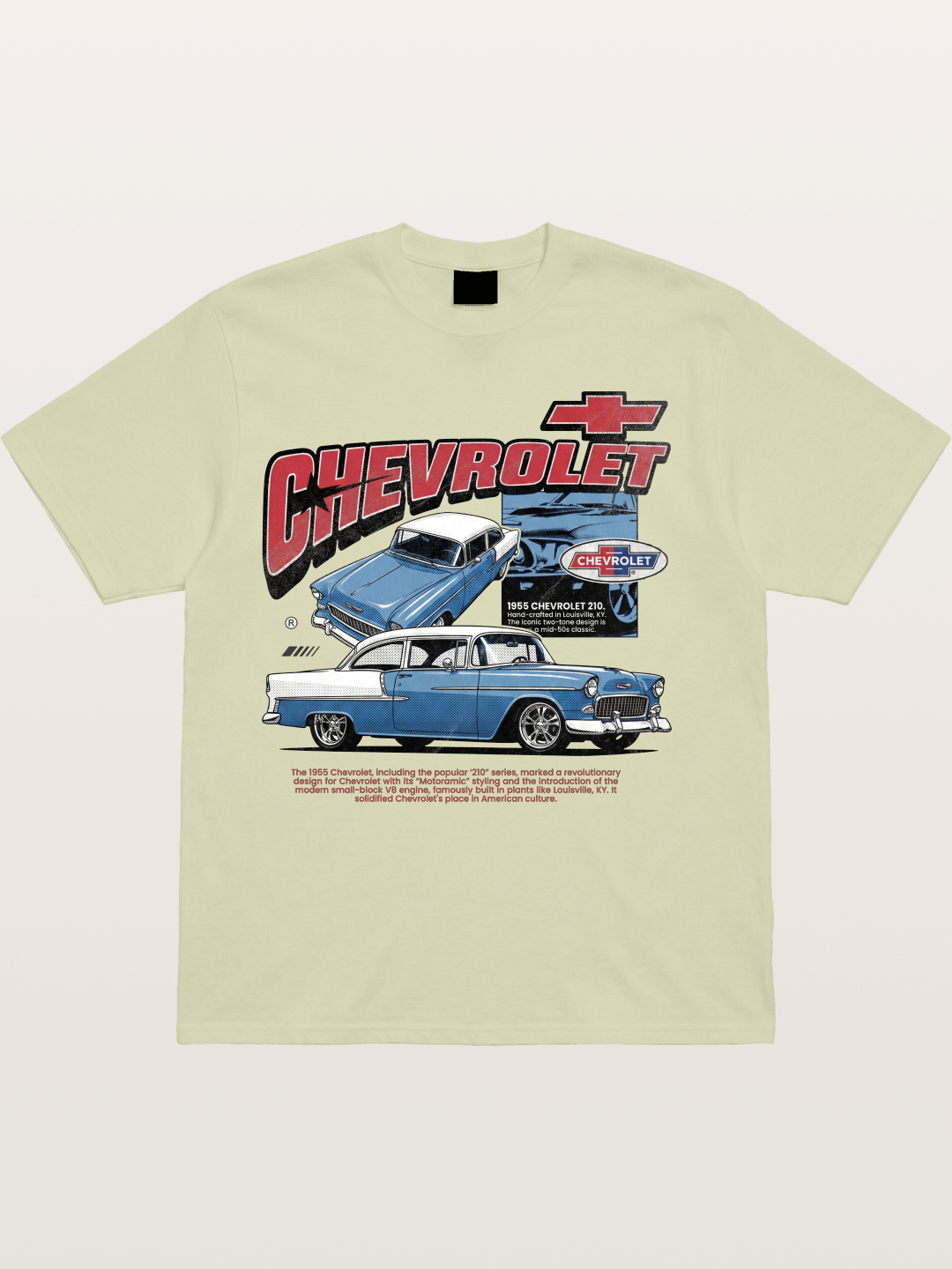 1955 Chevy 210 Custom Art Print Cotton T-shirt