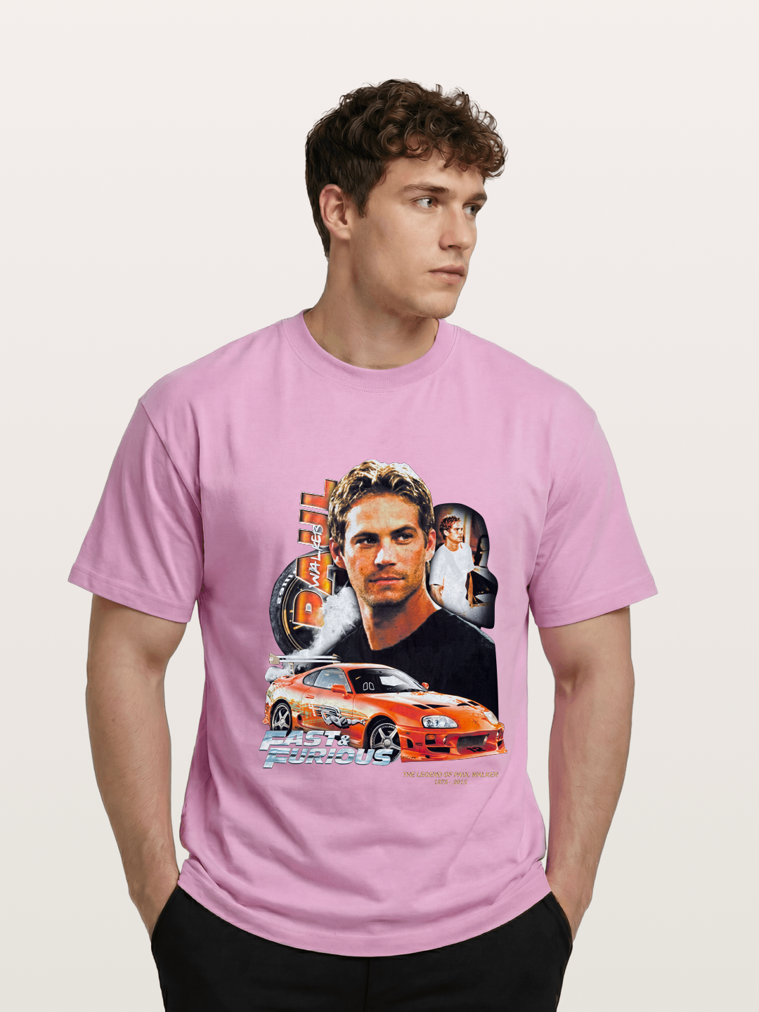 Orange Supra Fast & Furious Gildan T-shirt