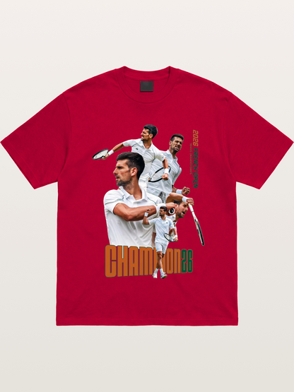 Djokovic French Open Champion Art Gildan T-shirt