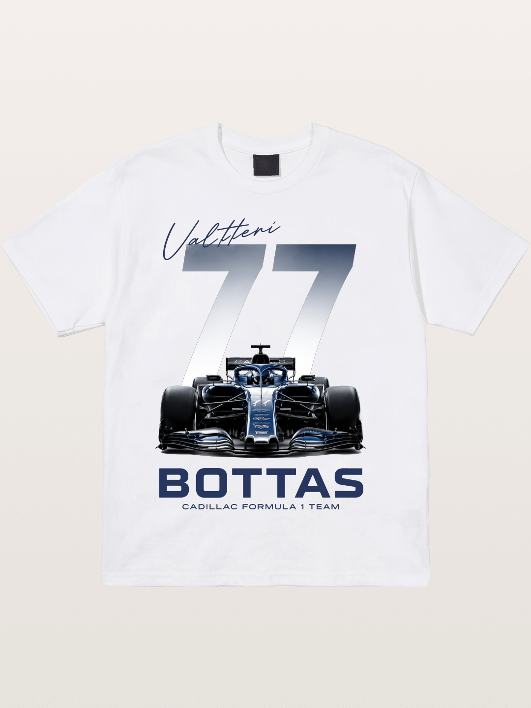 Valtteri Bottas Cadillac F1 77 Cotton T-shirt
