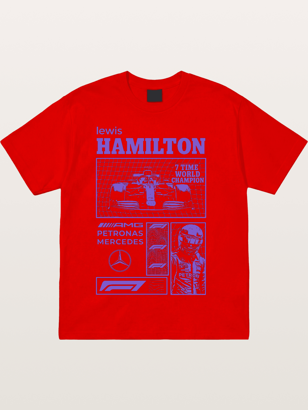 Hamilton 7x World Champion Cotton T-shirt
