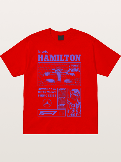 Hamilton 7x World Champion Cotton T-shirt
