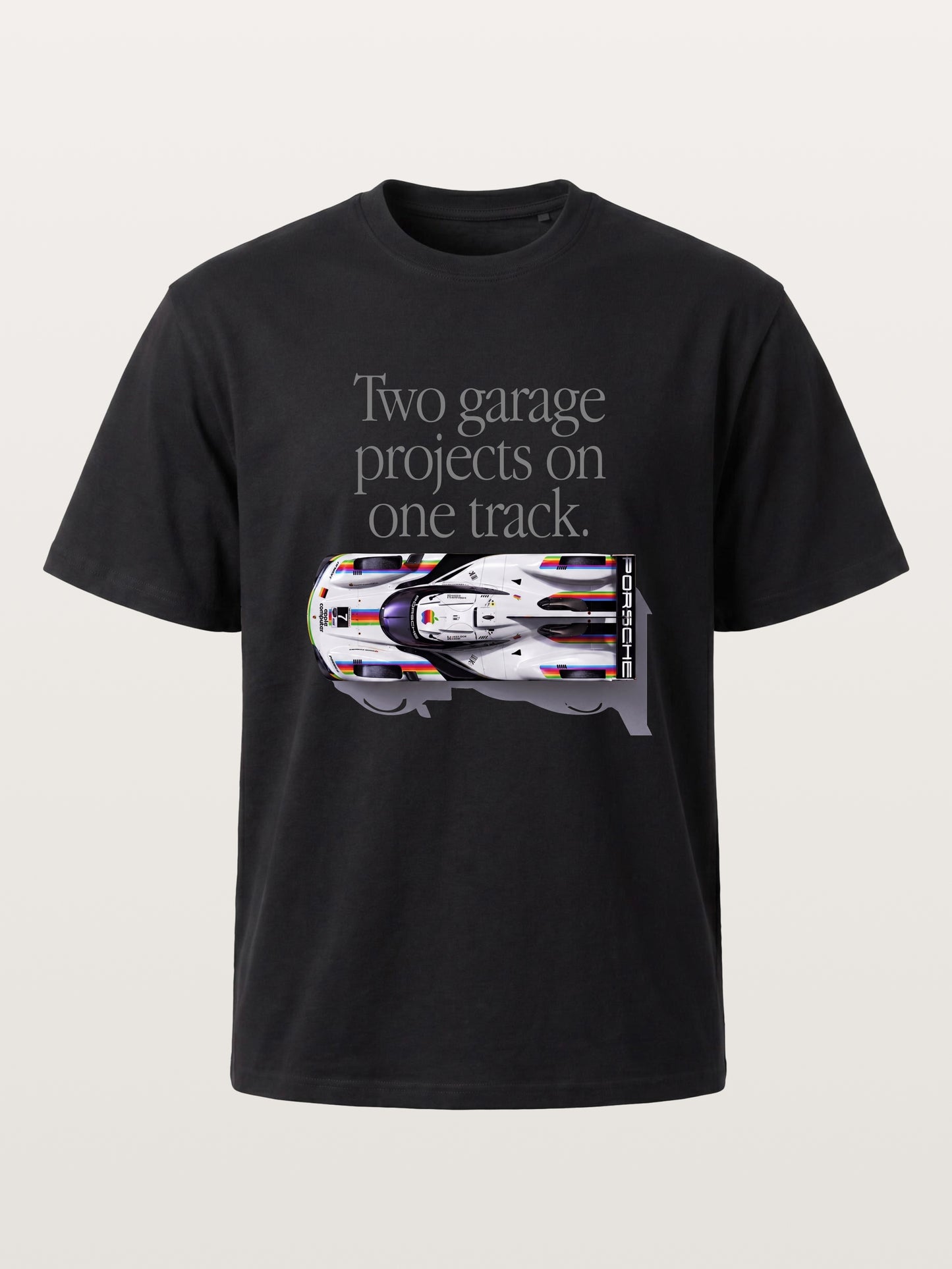 Le Mans Racer Two Garage Quote Gildan T-shirt