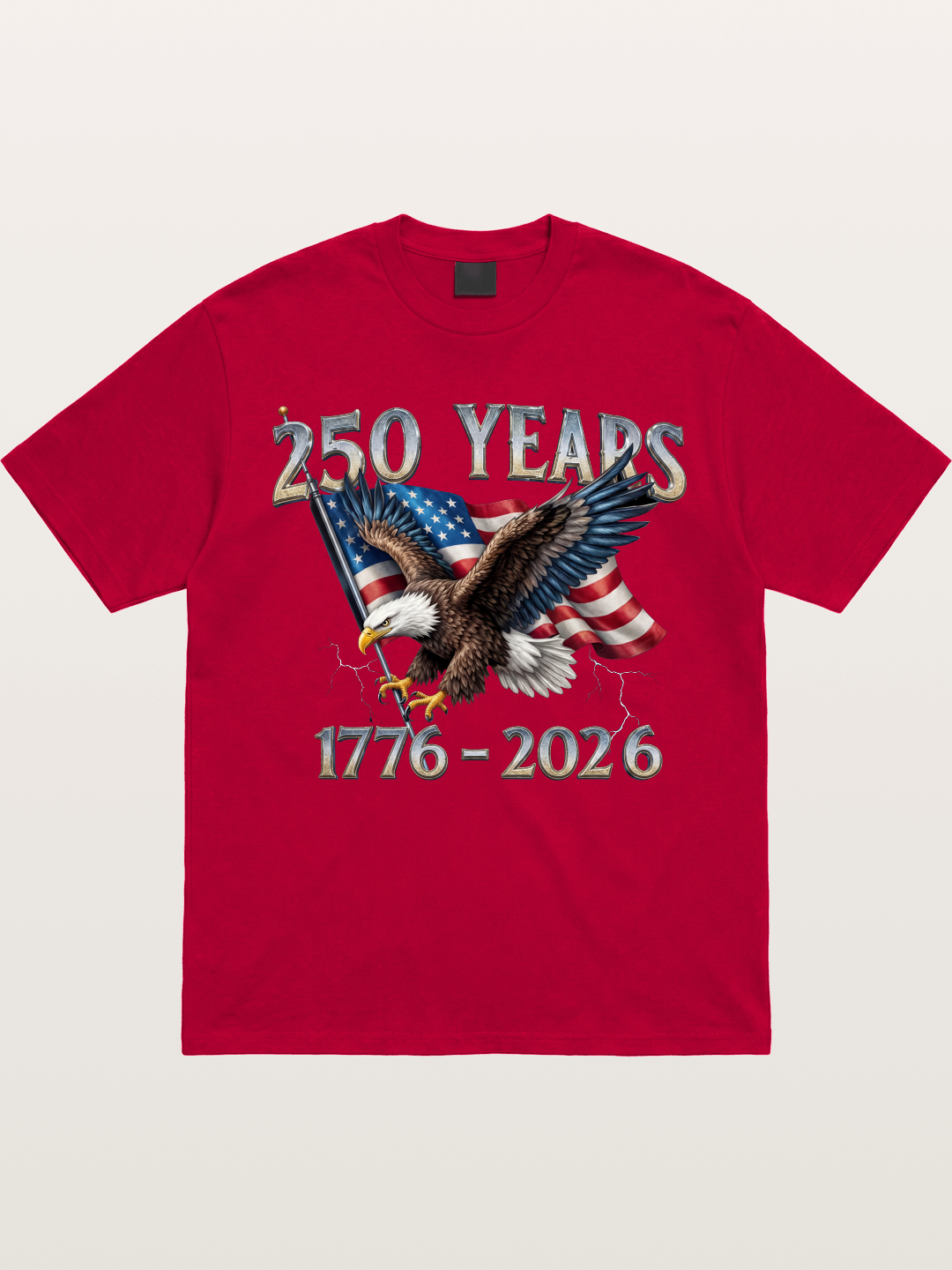 American Eagle 250th Anniversary Flag Gildan T-shirt