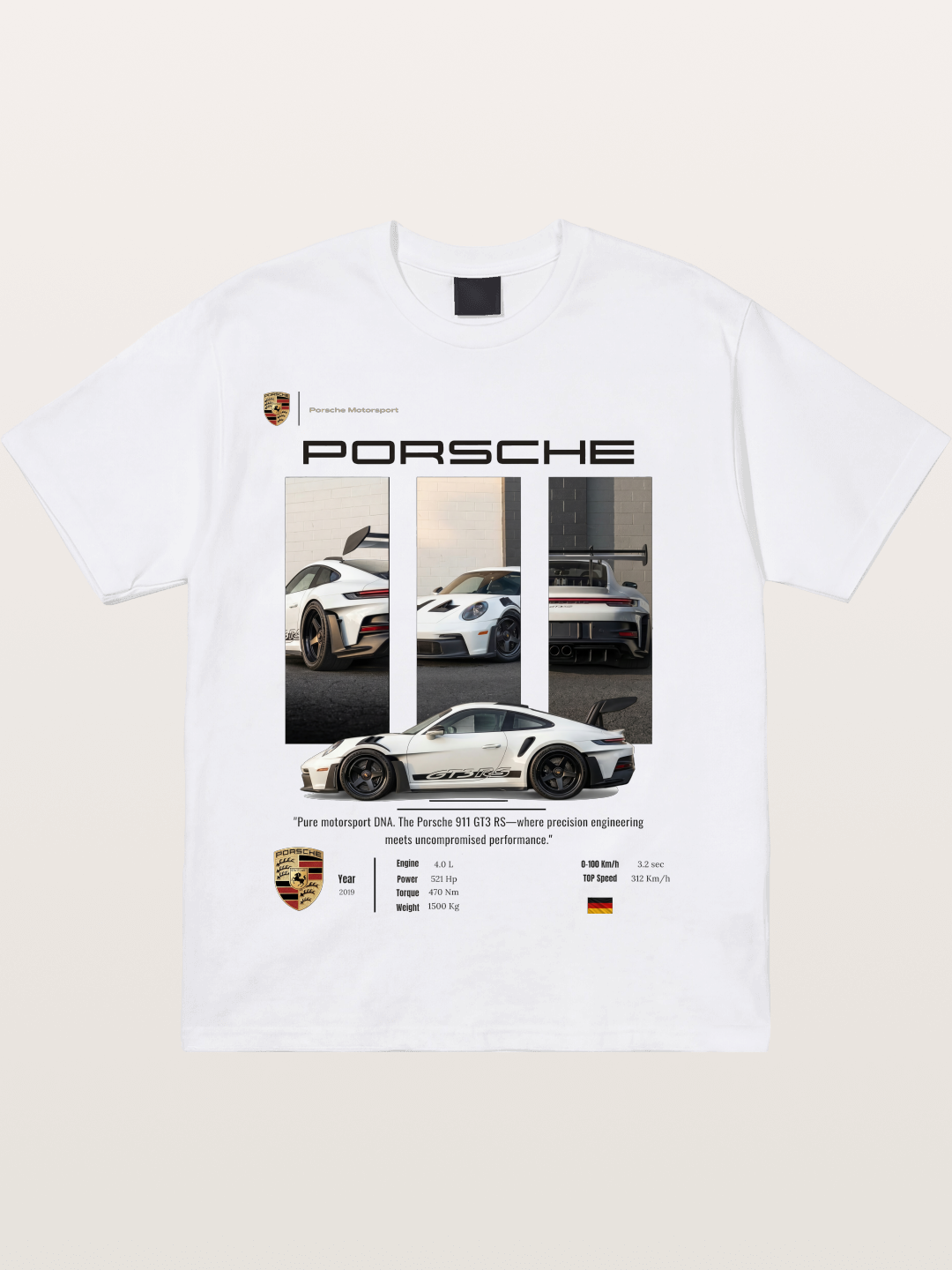 Pure White Cotton T-shirt