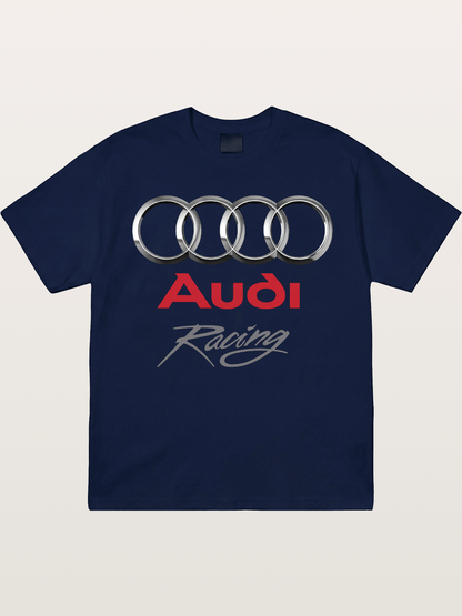 Audi Racing Four Rings Logo Gildan T-shirt