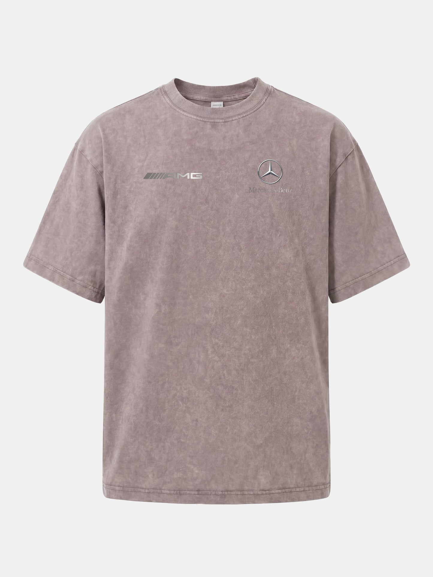 AMG Three Bar With Mercedes Star Washed T-shirt