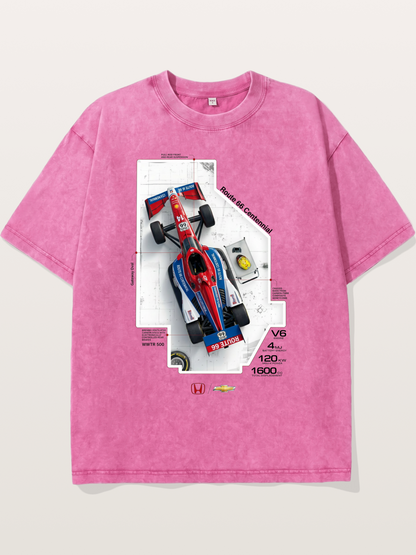 Blueprint Route66 IndyCar Card Washed T-shirt