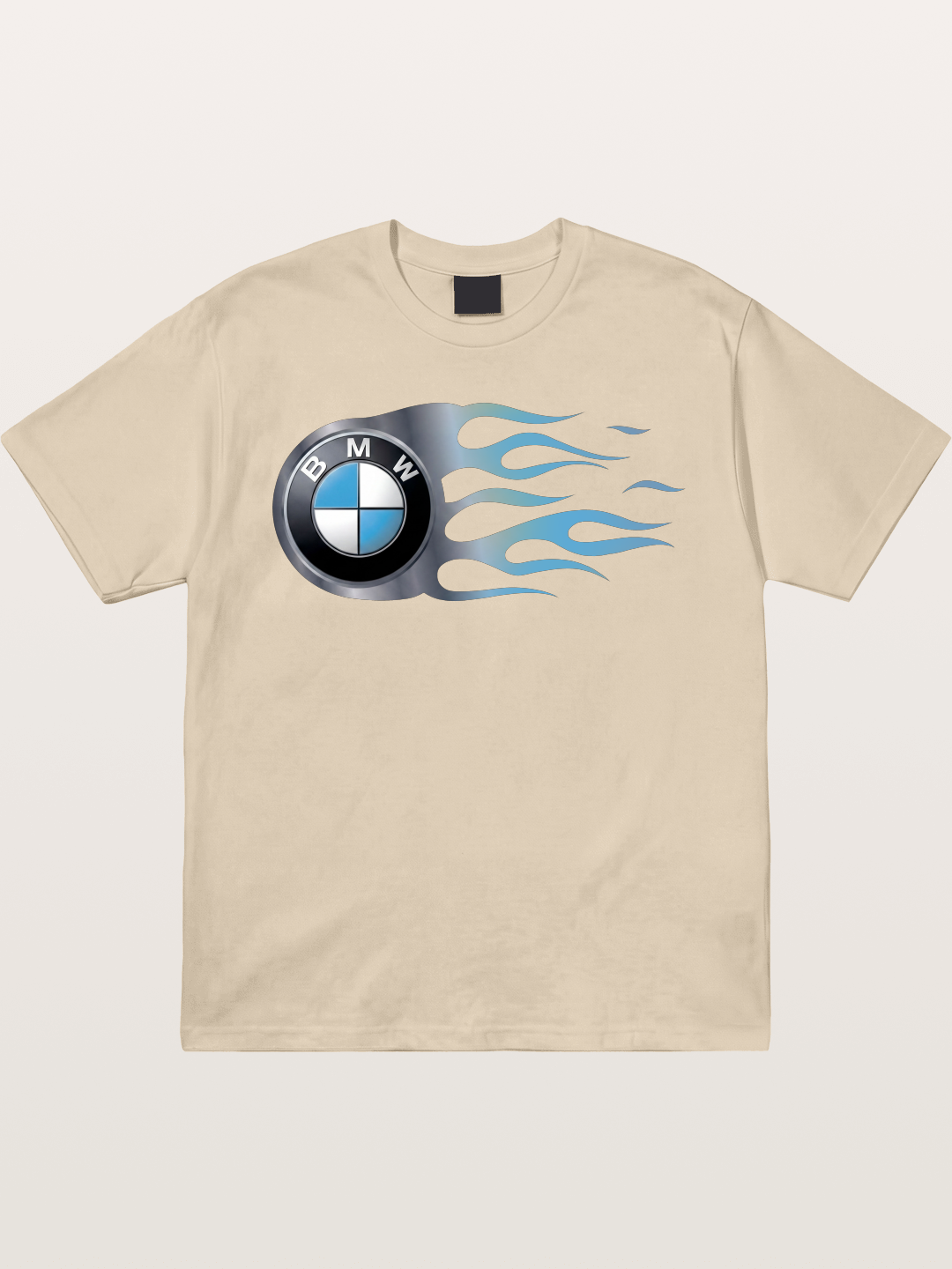 BMW Roundel With Blue Flame Gildan T-shirt