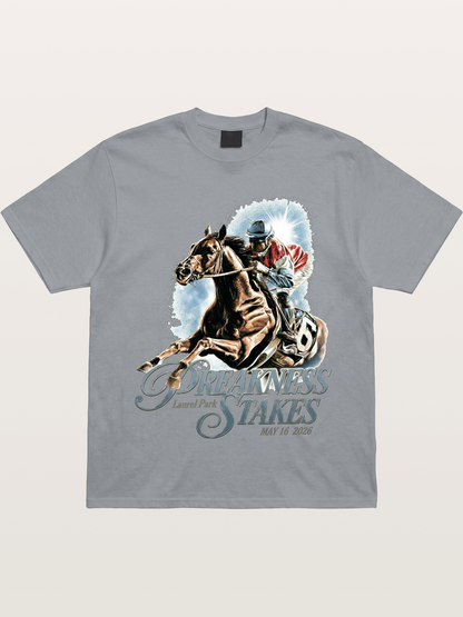 Preakness Stakes Jockey Poster Gildan T-shirt