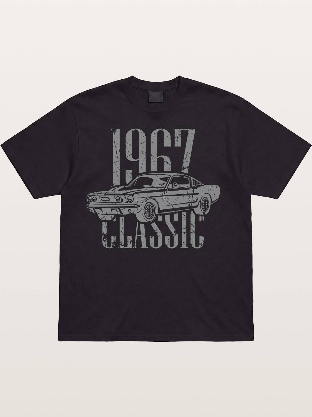 Retro Fastback Cotton T-shirt