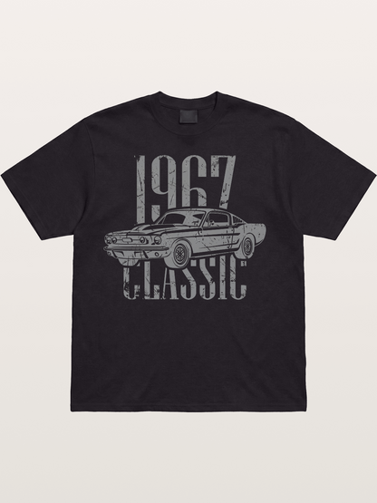 Retro Fastback Cotton T-shirt