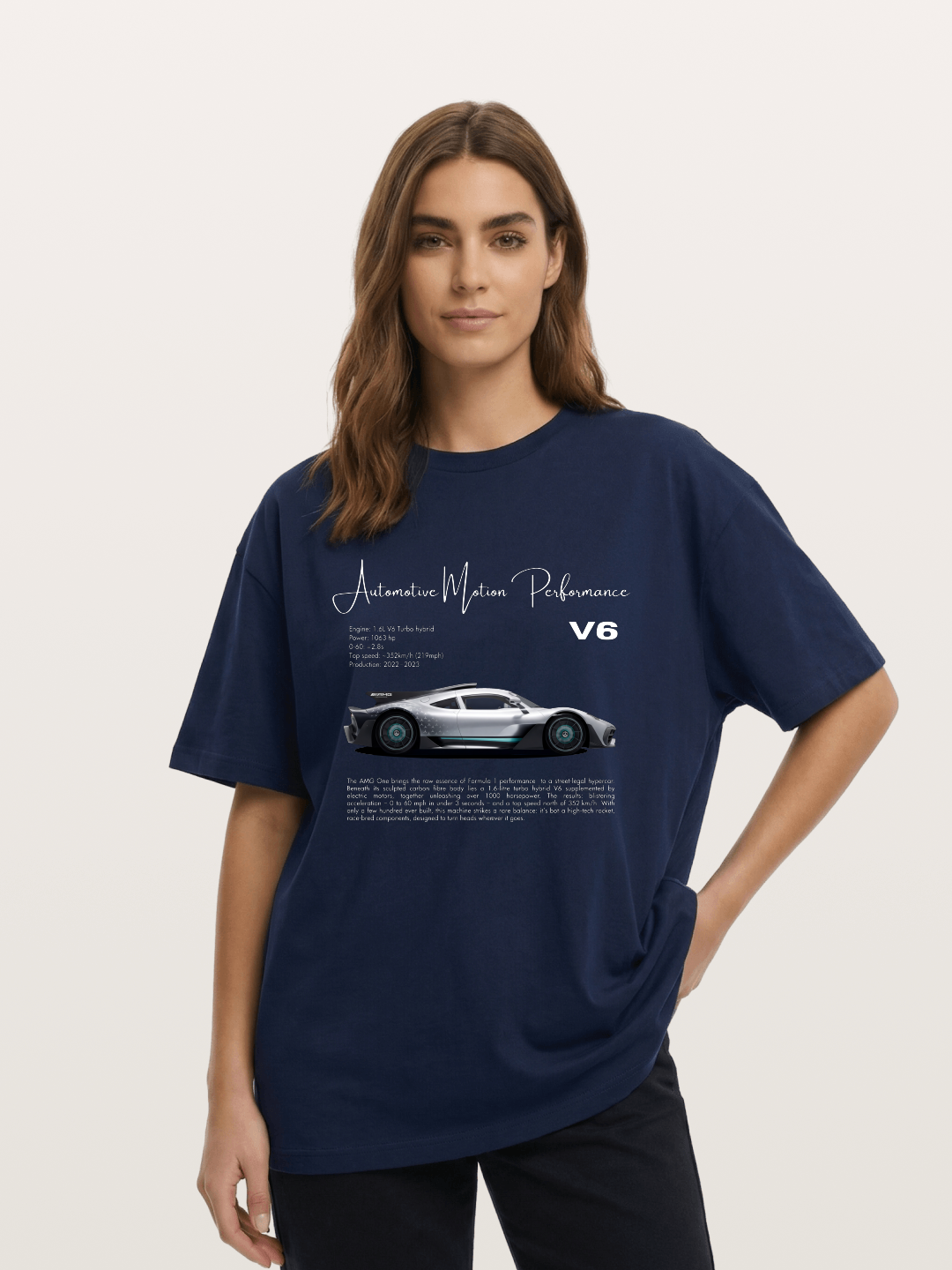 V6 Hybrid Power Cotton T-shirt