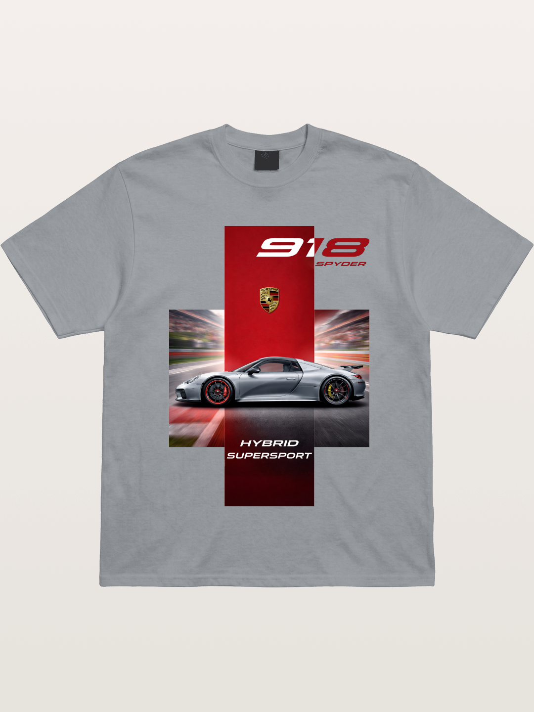 Porsche 918 Spyder Hybrid Supersport Gildan T-shirt
