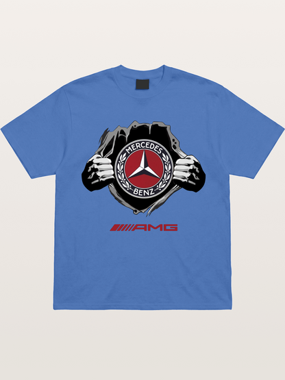 Benz Star Tear Graphic Gildan T-shirt
