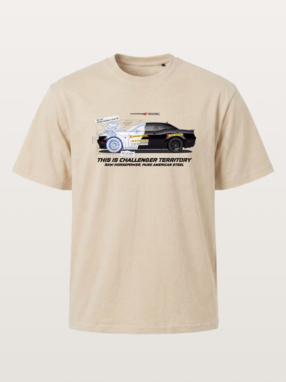Blueprint Hellcat Spec Poster Gildan T-shirt
