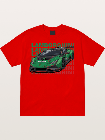 Lamborghini Huracan Green 63 Edition Cotton T-shirt