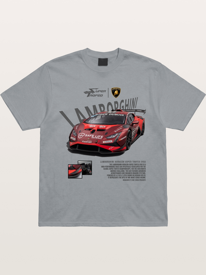 Lamborghini Huracan Red Super Trofeo Gildan T-shirt