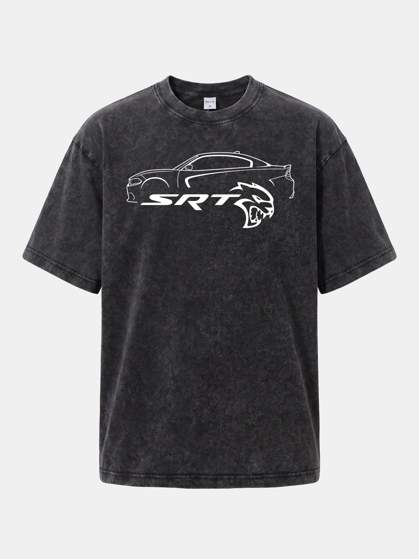 SRT Hellcat Side Silhouette Art Washed T-shirt