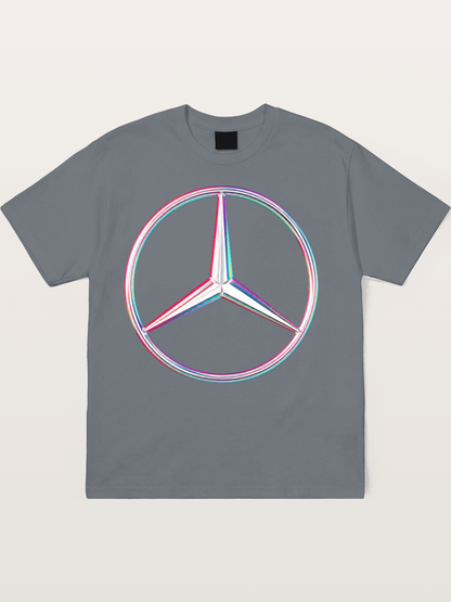 Mercedes Holographic Logo Cotton T-shirt