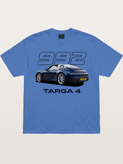 Porsche 992 Targa 4 Poster Gildan T-shirt