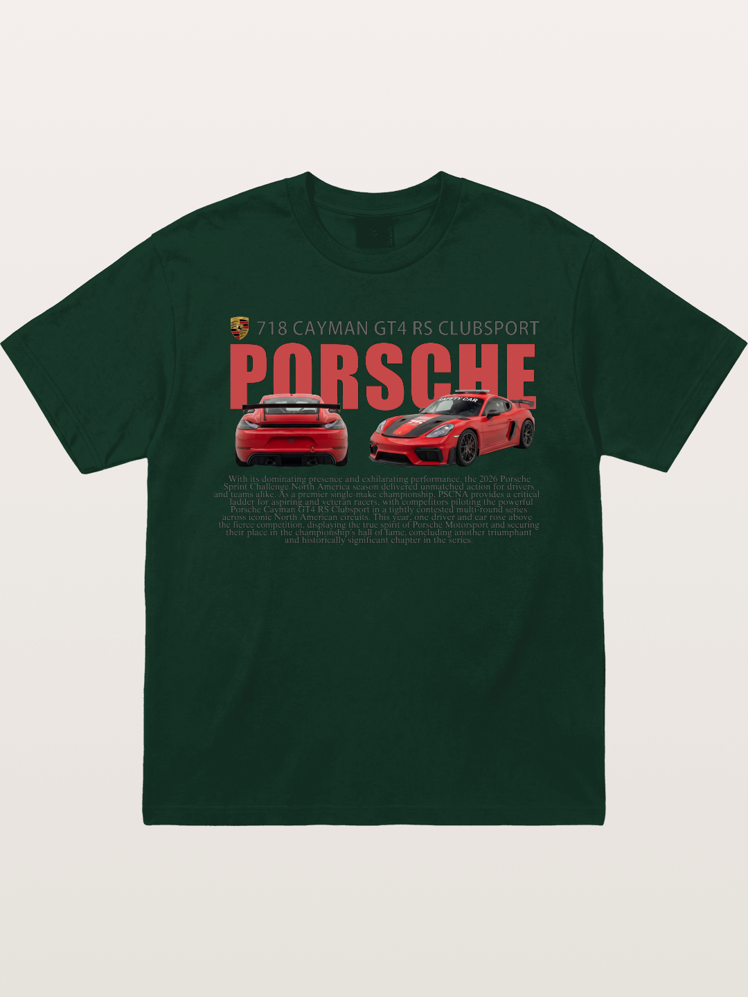 Porsche 718 Cayman GT4 RS Gildan T-shirt