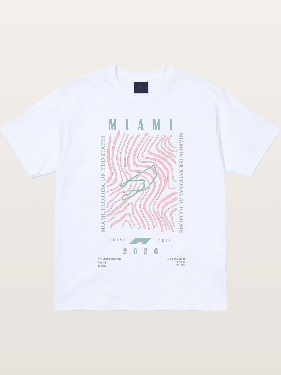 2026 Miami Grand Prix Graphic Gildan T-shirt