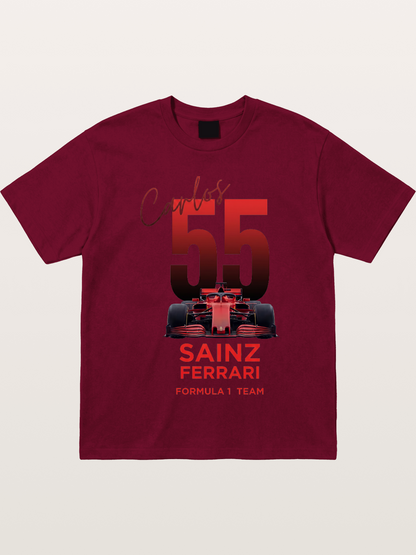 Carlos Sainz Ferrari 55 Art Gildan T-shirt