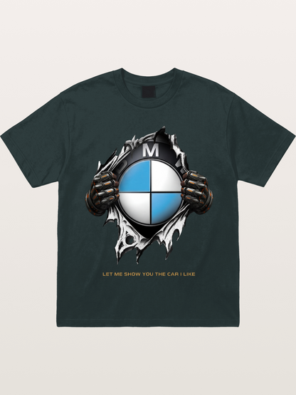 BMW Roundel Tear Through Design Gildan T-shirt