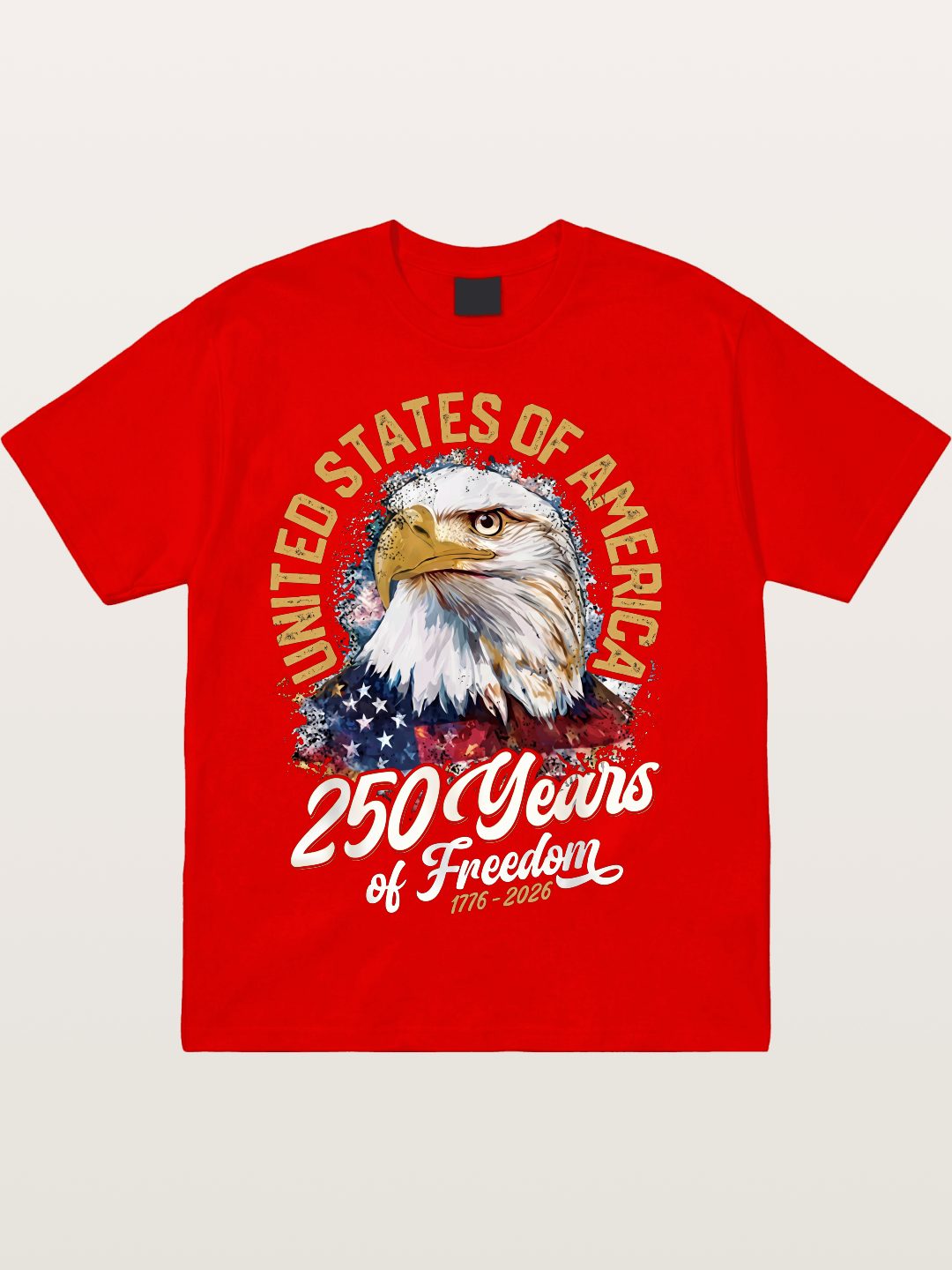 American Eagle 250 Years Freedom Cotton T-shirt