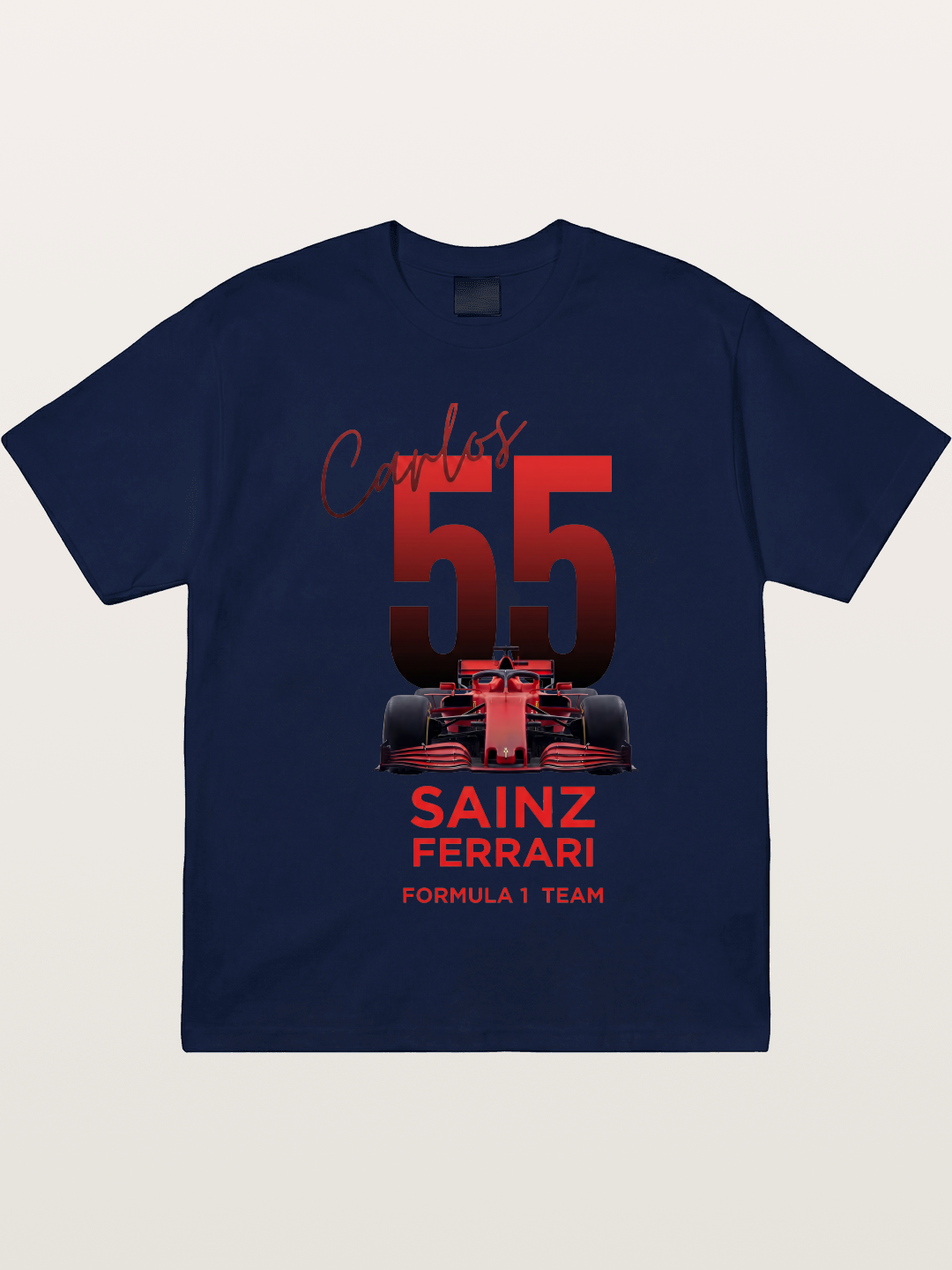 Carlos Sainz Ferrari 55 Art Gildan T-shirt