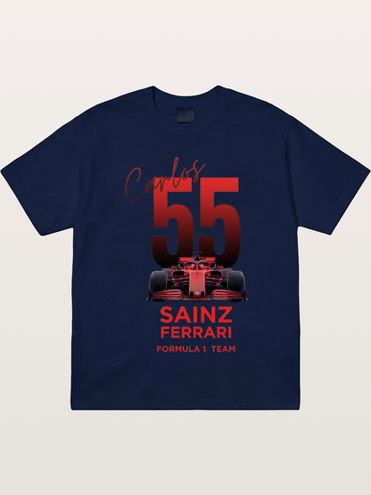 Carlos Sainz Ferrari 55 Art Gildan T-shirt