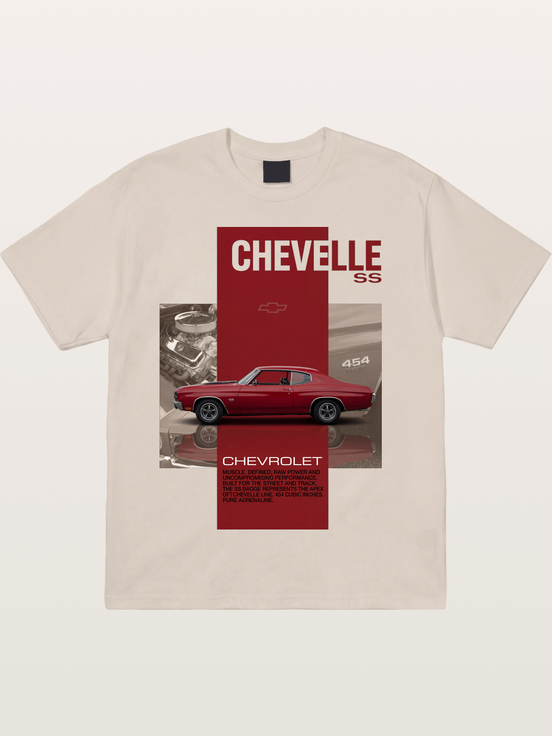 Red Coupe Cotton T-shirt